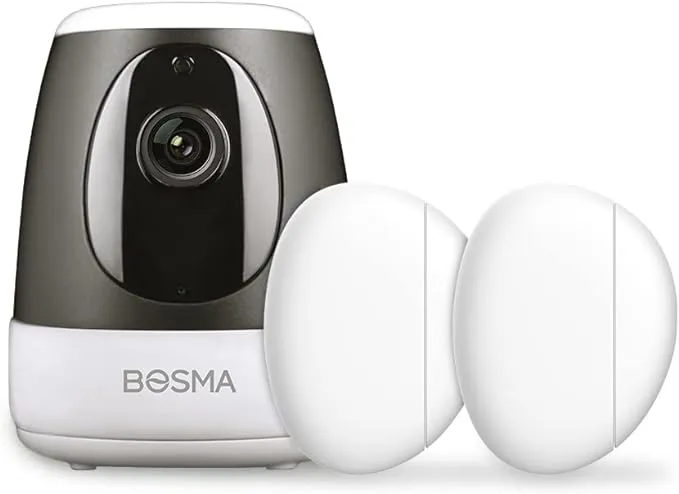 Bosma 851781007715 XC Connect 1080p Full HD Indoor Wi-Fi Smart 360deg Pan Security Camera