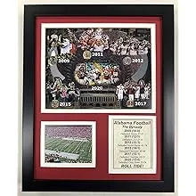 Alabama Crimson Tide | Dynasty | 12"x15" Framed Photo CollageAlabama Crimson Tide | Dynasty | 12"x15" Framed P…