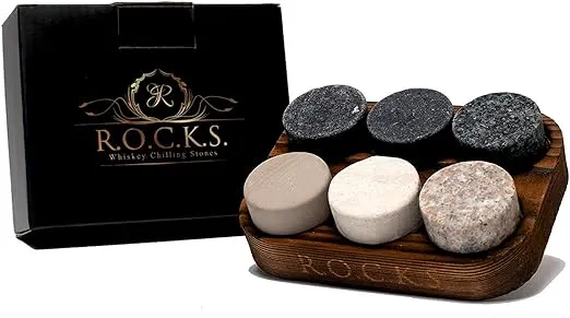 The Original Rocks Whiskey Chilling Stones