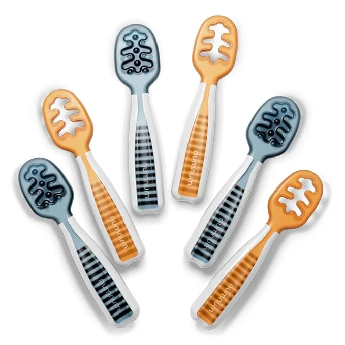 NumNum Baby Spoons Set Pre-Spoon GOOtensils for Kids Aged 6+ Months