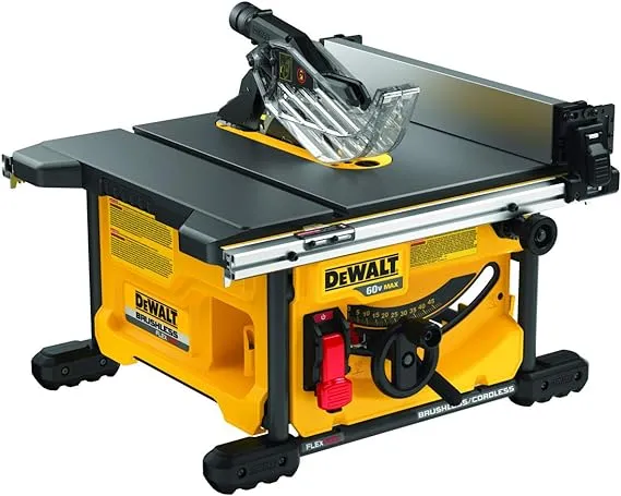 FLEXVOLT 60V MAX Cordless Brushless 8-1/4 in. Table Saw Kit (Tool Only)