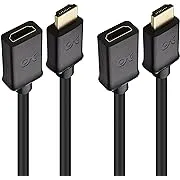 Cable Matters 2 Pack HDMI Extension Cable - 6 Foot 300017