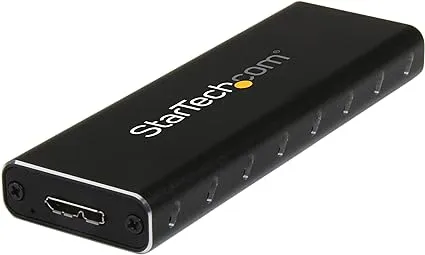 StarTech.com Drive Enclosure SATA/600, M.2 - USB 3.0 Micro-B Host Interface -...