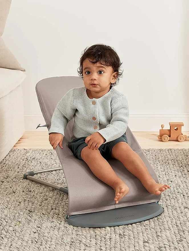 BabyBjorn Bouncer Bliss - Cotton Sand Grey