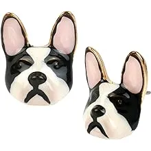 Betsey Johnson Bulldog Stud Earrings