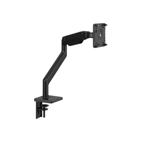 Humanscale M2.1 - Mounting kit (monitor arm, fixed angled / dynamic link, two-piece desk clamp mount) - adjustable arm - for LCD display - black with