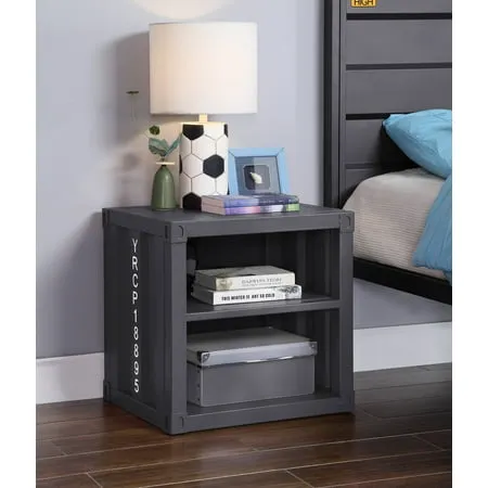 Acme Cargo Nightstand (USB) Gunmetal