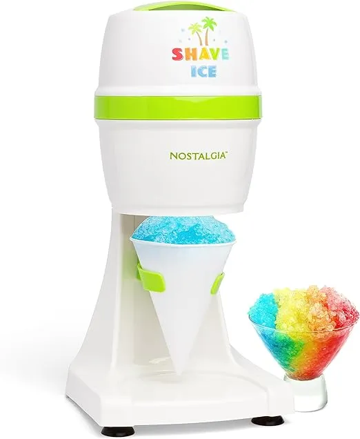 Nostalgia Electric Shave Ice & Snow Cone Maker White