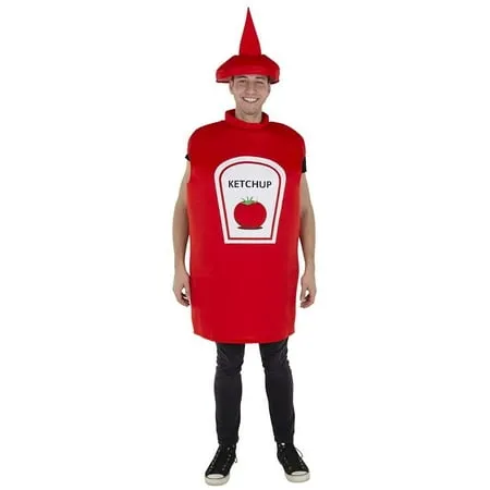 Dress Up America Ketchup Bottle Costume