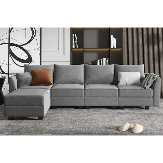 Latitude Run U Shaped Modular Sectional Sofa with Chaise