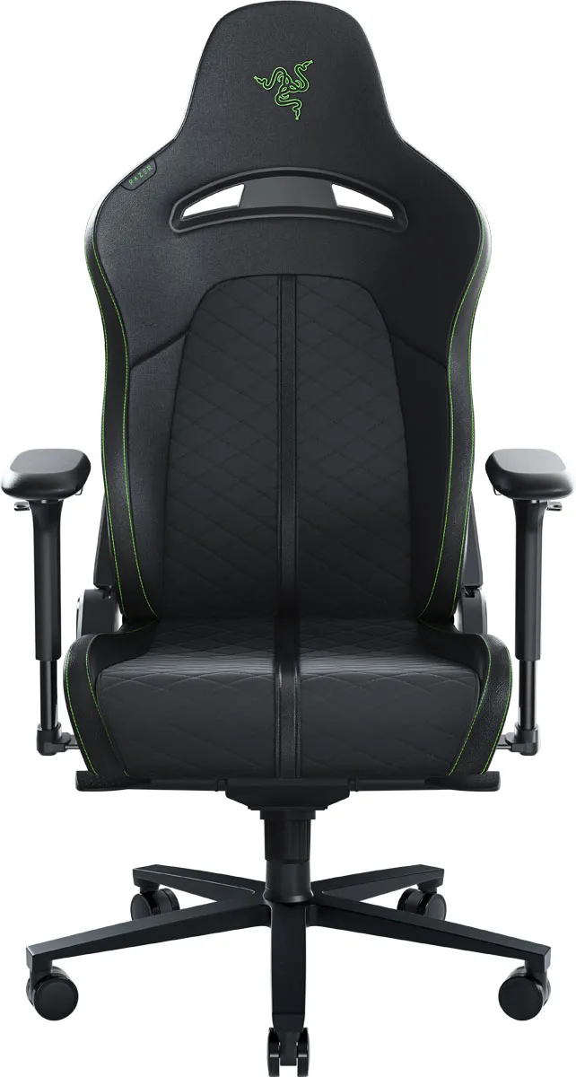 Razer Enki Gaming Chair: All-Day Comfort - Built-in Lumbar Arch - Optimized Cushion Density - Dual-Textured, Eco-Friendly Synthetic Leather -