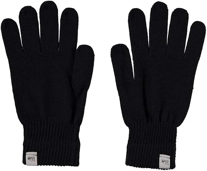 Minus33 Merino Wool Glove Liner - Warm Base Layer - Ski Liner Glove - 3 Season Wear - Multiple Colors and Sizes - Black - MediumMinus33 Merino Wool Glove Liner - Warm Base Layer - Sk…