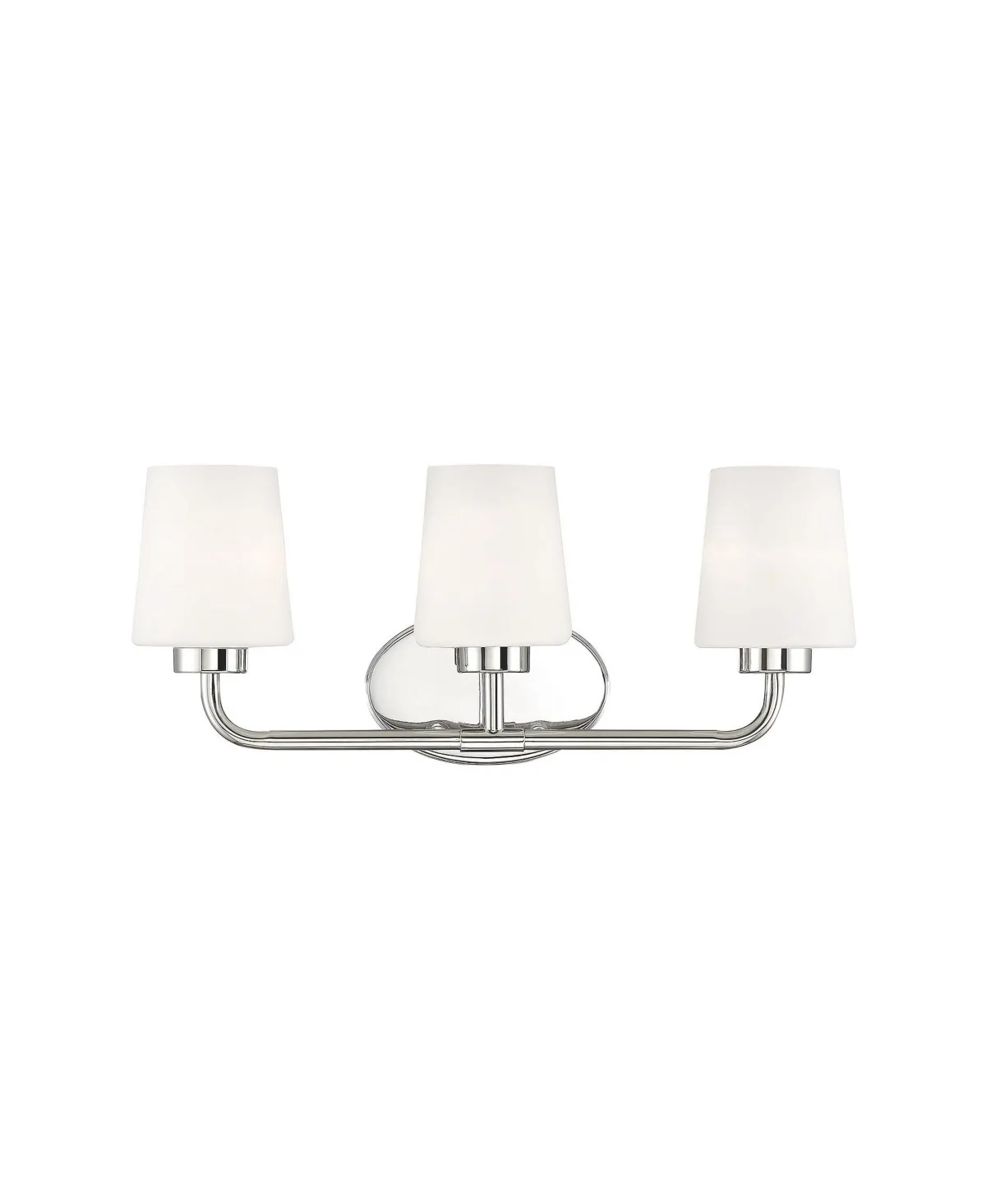 Savoy House 8-4090-3-322 Capra Warm Brass 3-Light Bathroom Vanity Light (22" W x 9" H)