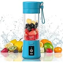 Portable Blender for shakes and smoothies, Cordless Personal Mini 13oz compact