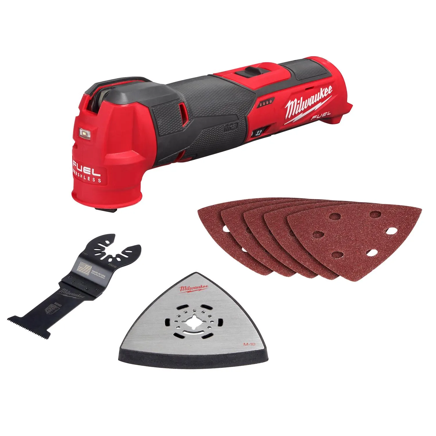 Milwaukee Tool 2526-20 M12 Fuel Oscillating Multi-Tool