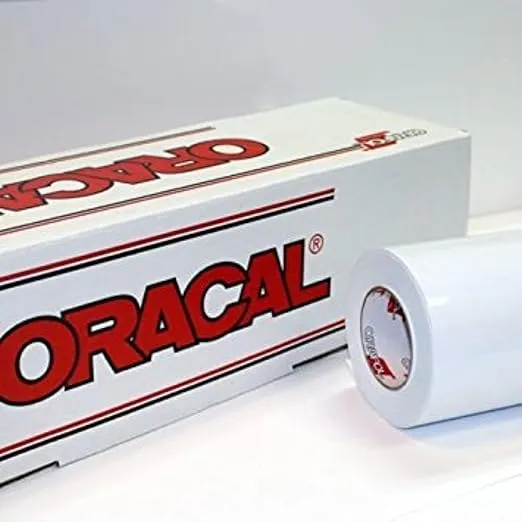 24" x 10 Ft Roll of Oracal 651 Matte White Vinyl for Craft Cutters and Vinyl Sign Cutters