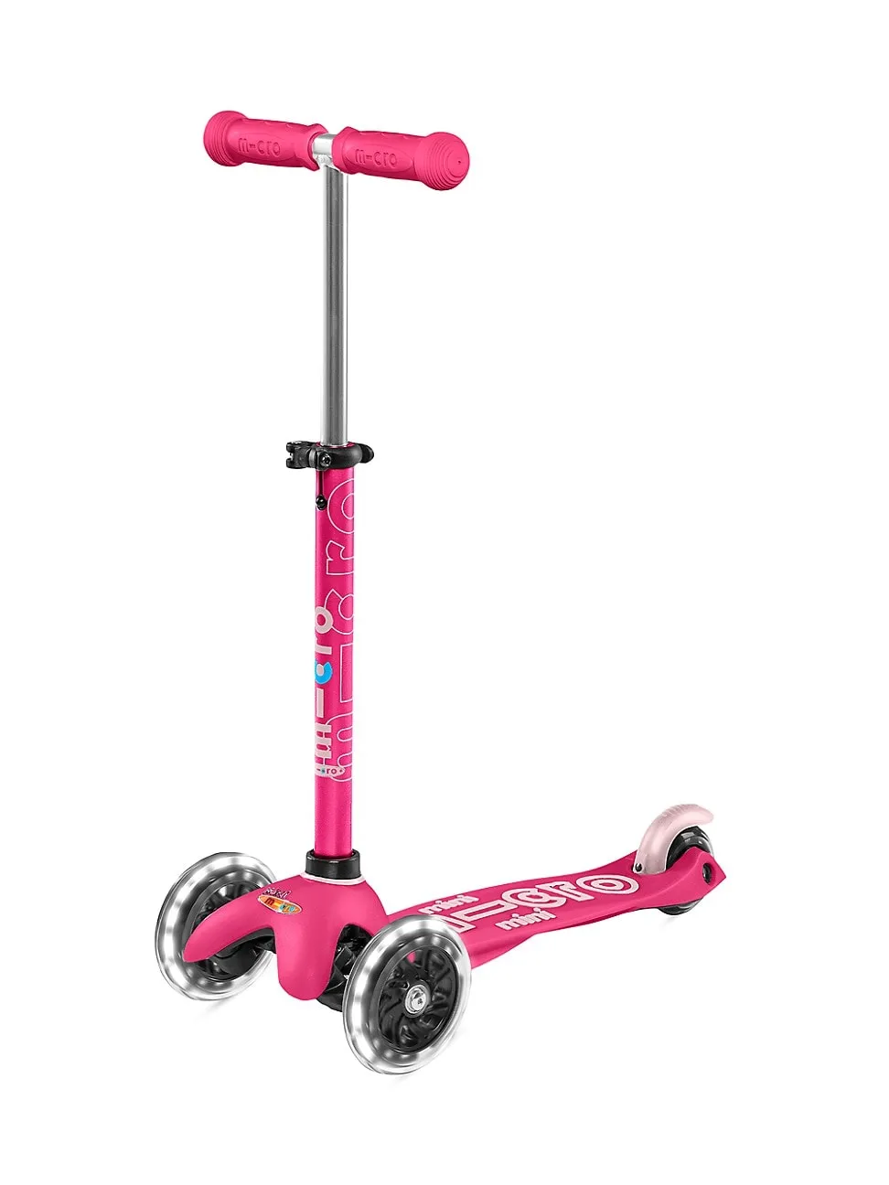 Micro Kickboard - Mini Deluxe LED 3-Wheeled, Lean-to-Steer, Swiss-Designed Micro Scooter for Preschool Kids with LED Light-up Wheels, Ages 2-5