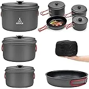 Camping Cookware Setdurable Aluminum Camping Cooking Set Compact Camping Pots An