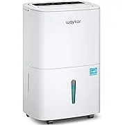 Waykar 150 Pints Energy Star Dehumidifier for Spaces up to 7,000 Sq. Ft at Commercial and Industrial Large Room, Warehouse, Storage, Home, Basement, Bedroom with Drain Hose, Auto Defrost, Self-Drying