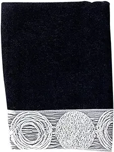 Avanti Linens Galaxy Hand Towel, Black