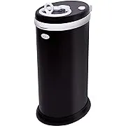 Ubbi Steel Odor Locking, No Special Bag Required Money Saving, Awards-Winning, Modern Design, Registry Must-Have Diaper Pail, Matte Black