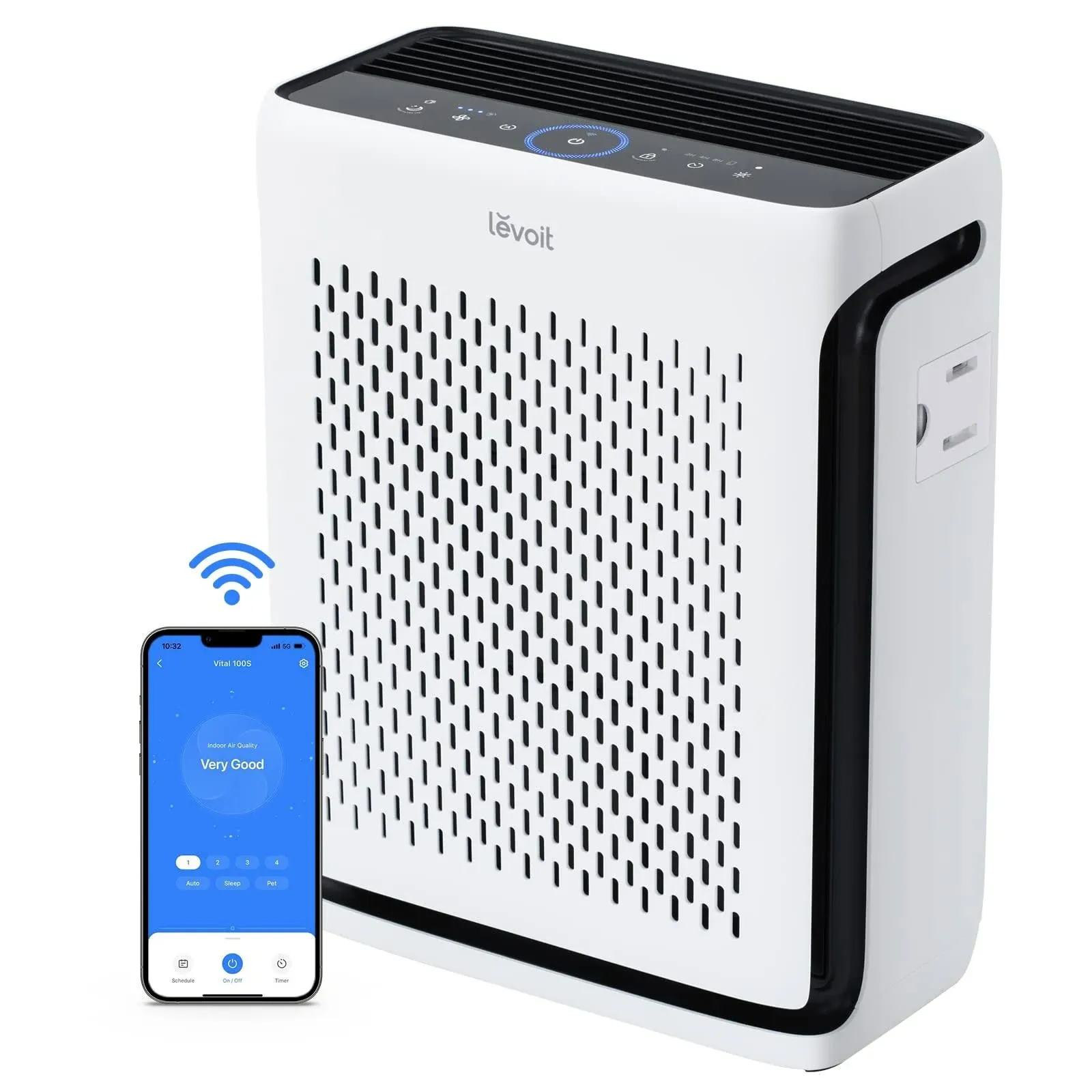 LEVOIT Air Purifier for Home Large Room Bedroom Up to 1110 ft With Air Quality