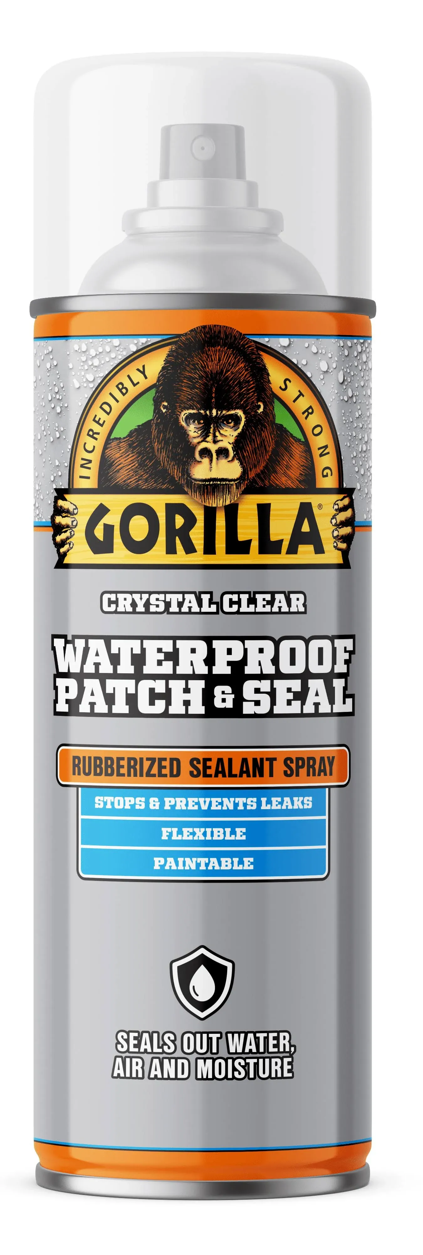 Gorilla Waterproof Patch & Seal Spray, Clear, 14 Ounces, (Pack of 1)