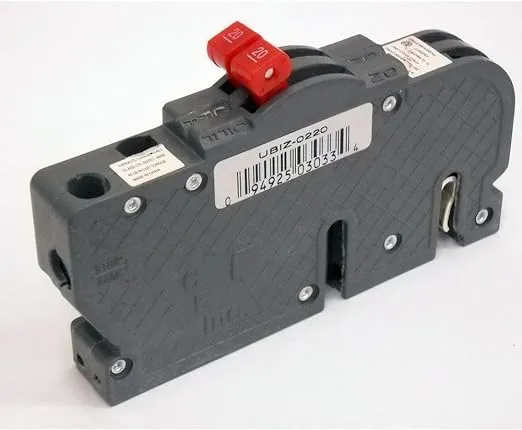 VPKZ0220 20 Amp Dual Pole Thin Circuit Breaker