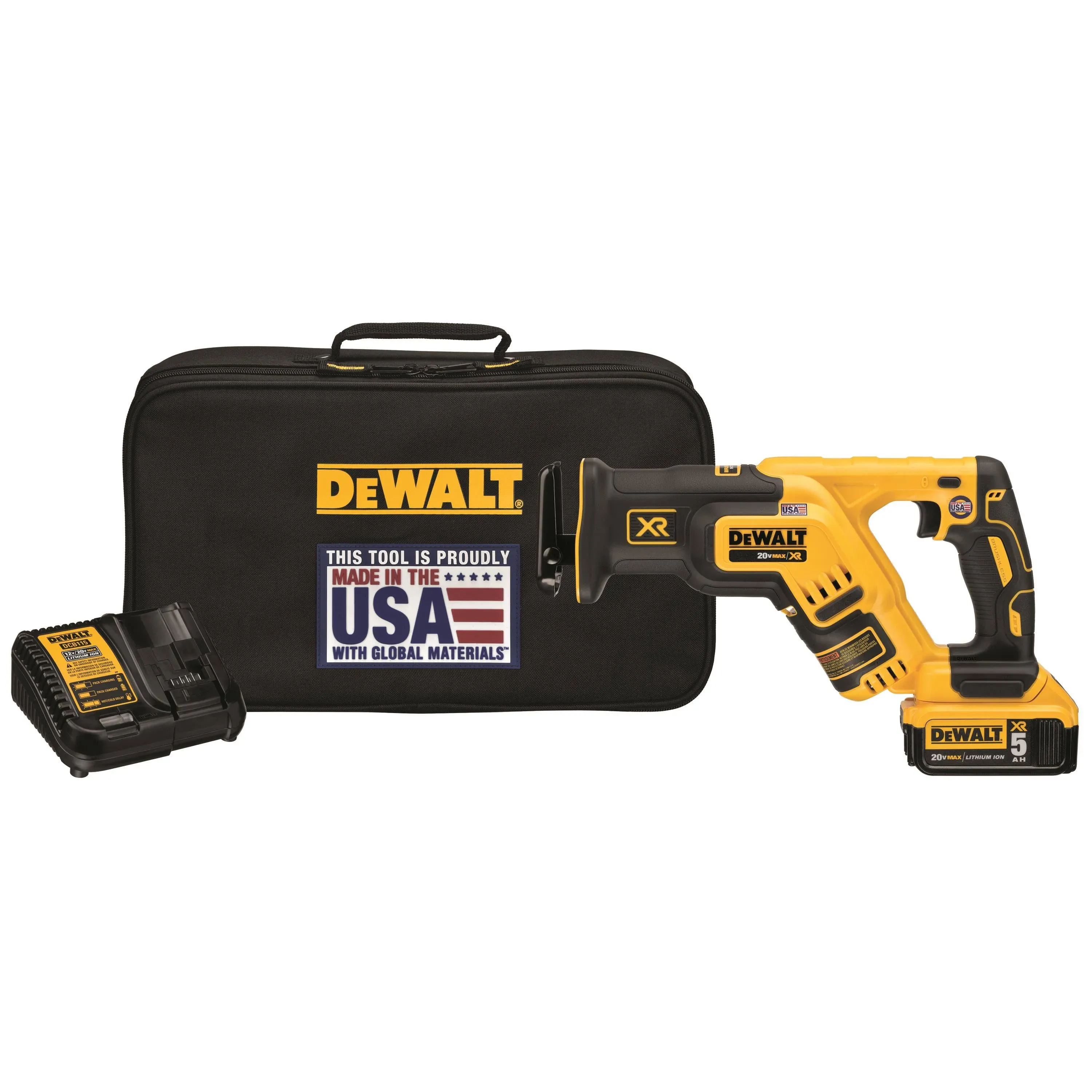 DeWalt DCS367P1 20V Max XR Brushless Compact Reciprocating Saw Kit