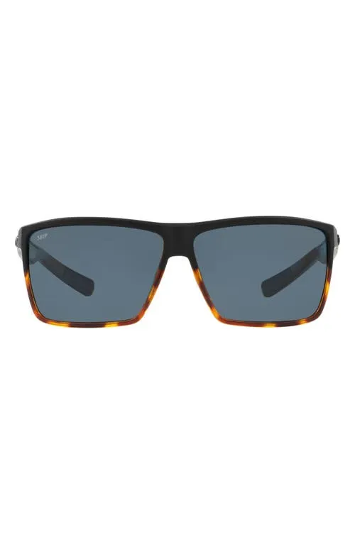 Costa Del Mar Rincon Sunglasses Matte Black/Gray 580P