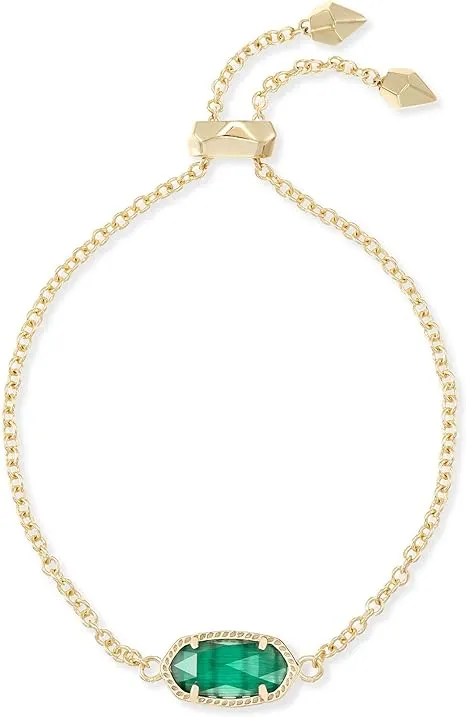 Kendra Scott Elaina Adjustable Chain Bracelet for Women, Fashion Jewelry, Gold-Plated