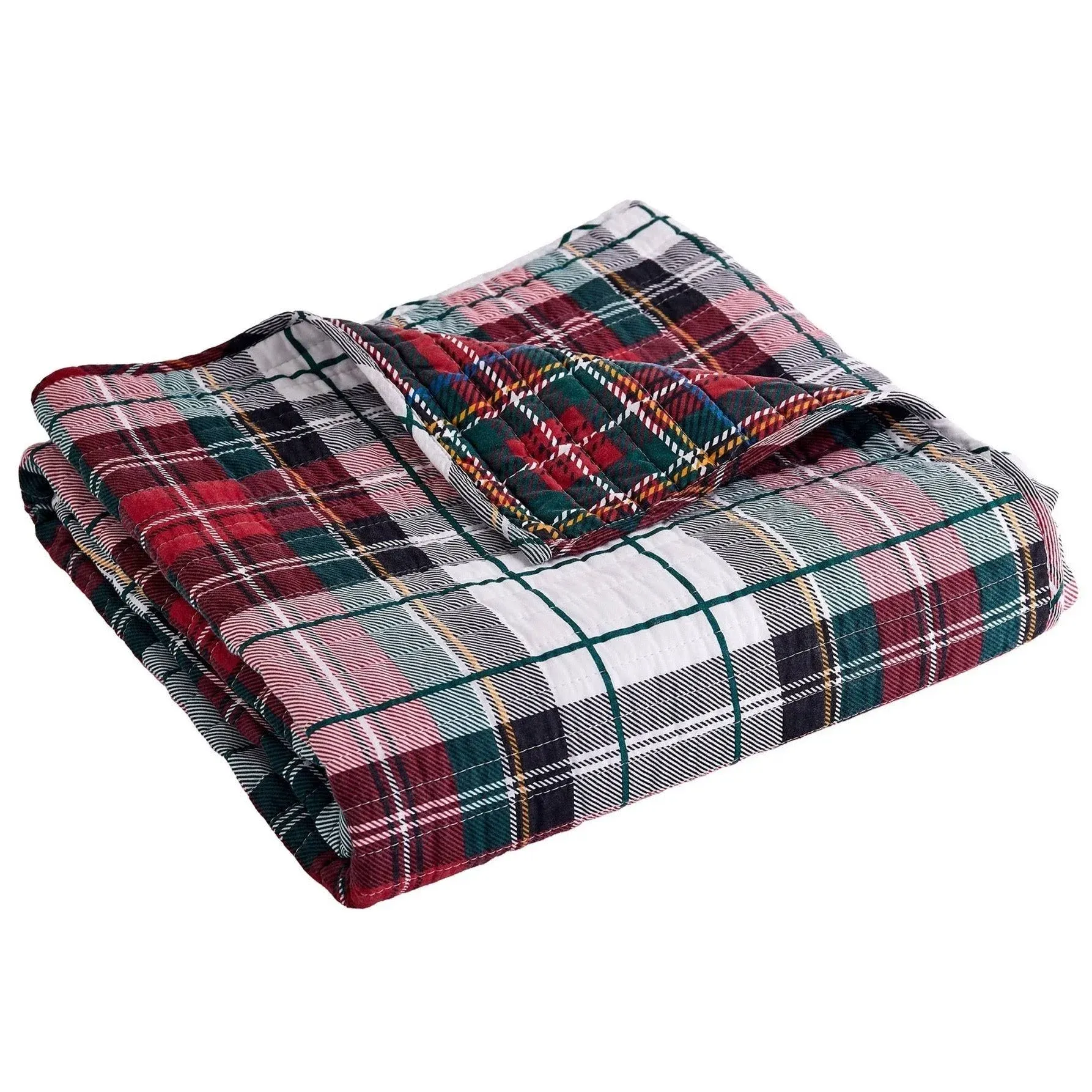 Levtex Home Spencer Plaid Quilted Throw