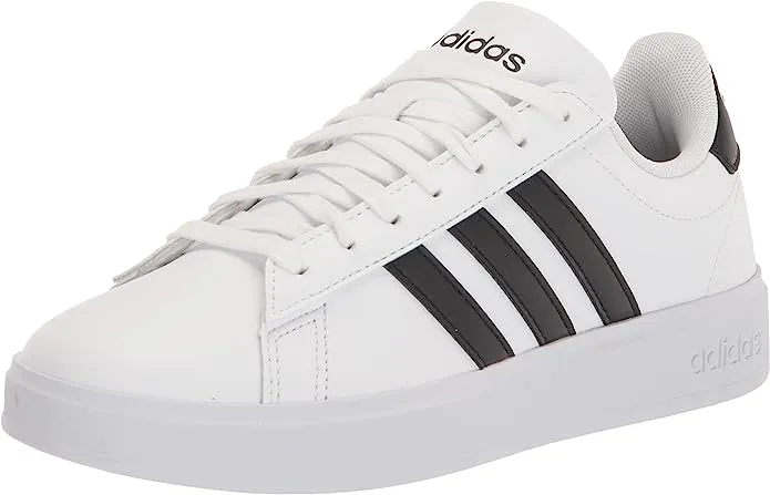 Adidas Women's Grand Court 2.0 Sneakers | White/Black | Size 6