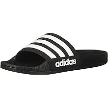 Adidas Adilette Shower Slides - Kids - Core Black / Cloud White - 4