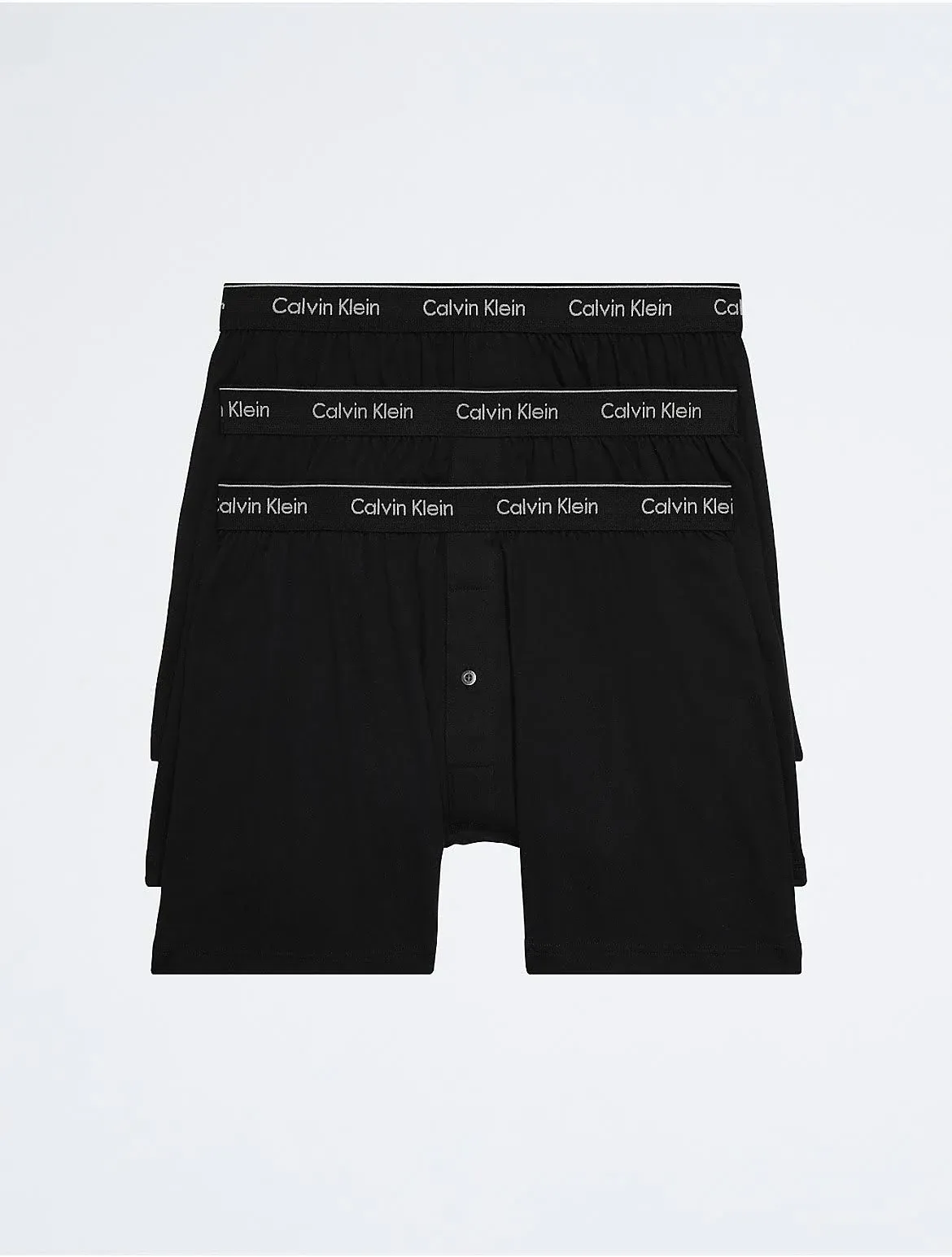 Calvin Klein Calzoncillos de punto clásicos de algodón para hombre