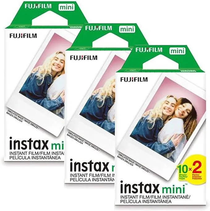 Fujifilm Instax Mini Instant Film (3 Twin Packs, 60 Total Pictures) - International VersionFujifilm Instax Mini Instant Film (3 Twin Packs, 60 Total Pictures) - International Version