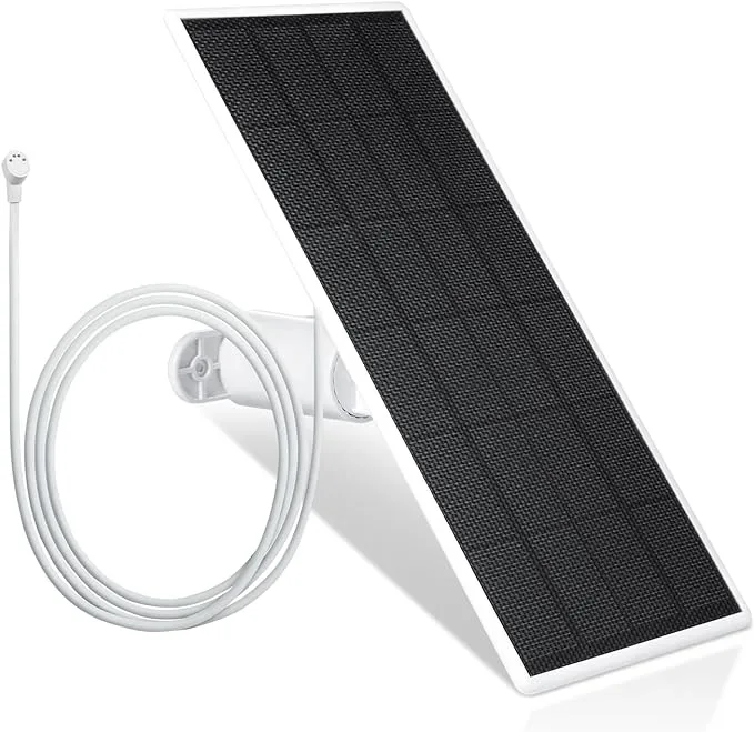 Wasserstein Solar Panel for Google Nest Cam (Battery) with 2.5W Solar Power - Made for Google Nest