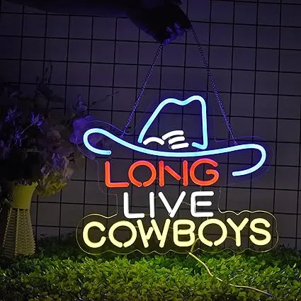 Long Live Cowboy Neon Sign