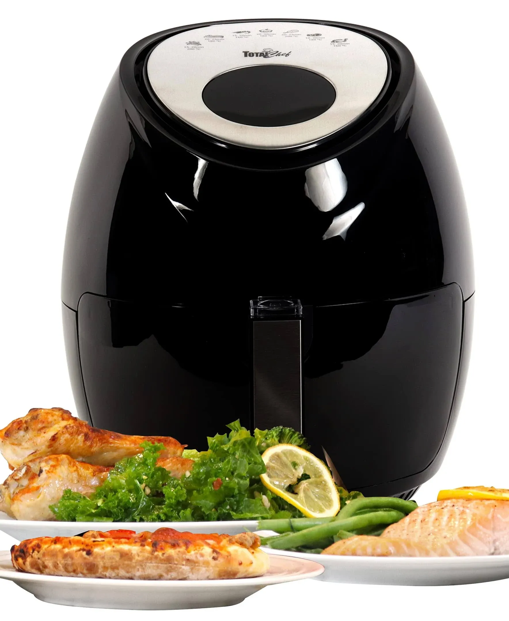 Total Chef Large Electric Air Fryer Oven 3.8QT/3.6L, Digital Touchscreen Control