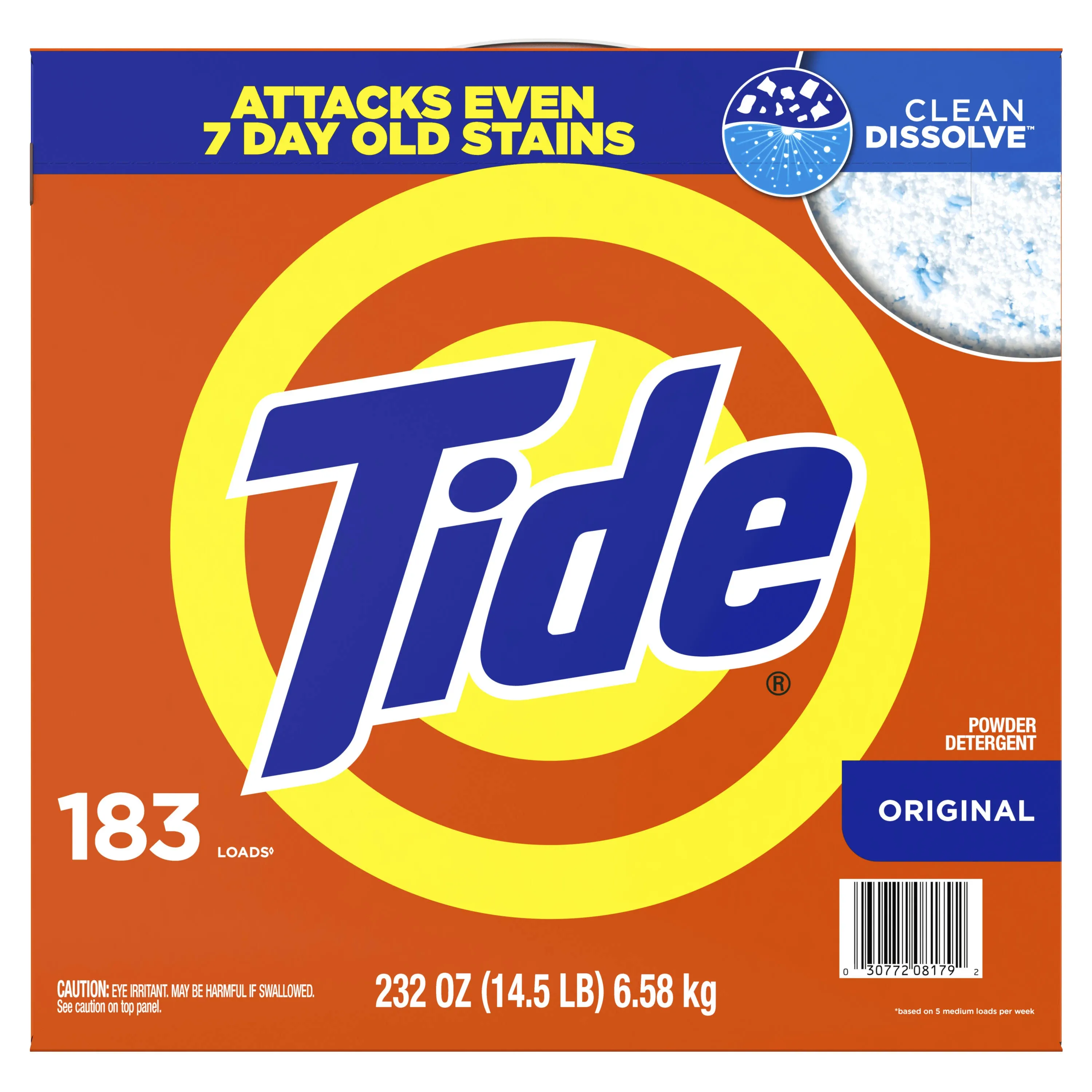 Tide Ultra Powder Original Scent: 180 Loads