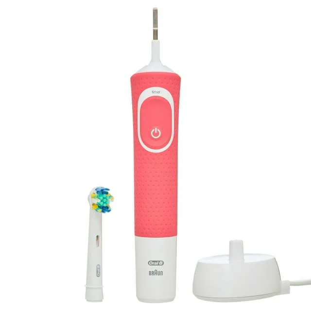 Oral-B Vitality Flossaction Rechargeable Electric Toothbrush, Pink