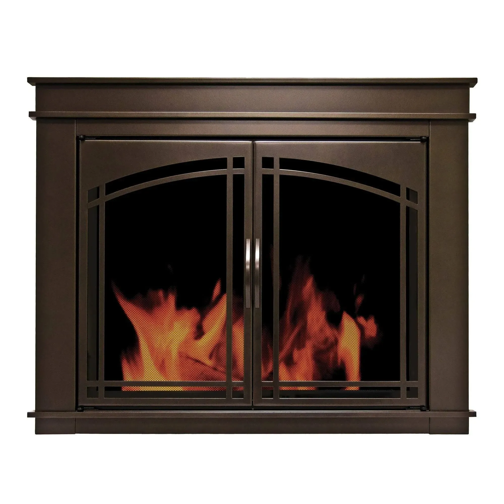 Pleasant Hearth Fenwick Fireplace Glass Door