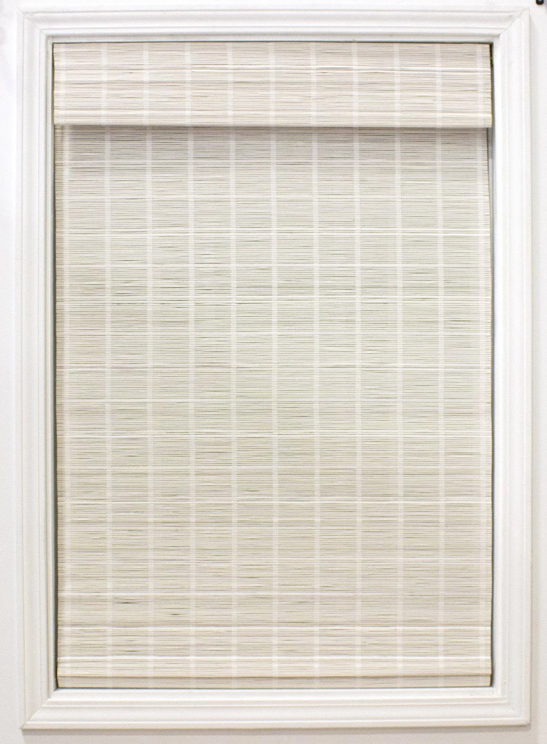 Radiance Bayshore 27-in Cordless White Roman Shade