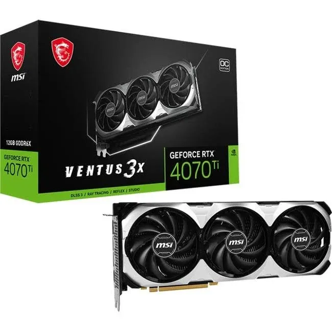 MSI GeForce RTX 4070 Ti Super 16g Ventus 3X Graphics Card