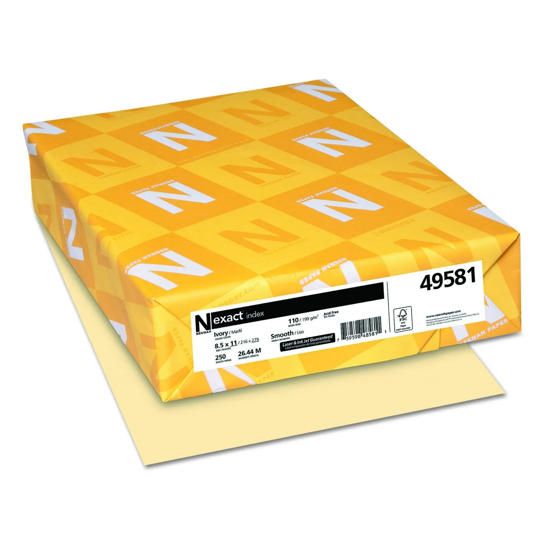 Neenah Exact Index Card Stock 110 lb