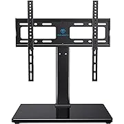 Universal Tabletop Swivel TV Stand Holds 88lbs - Adjustable for 32-60 inch TVs