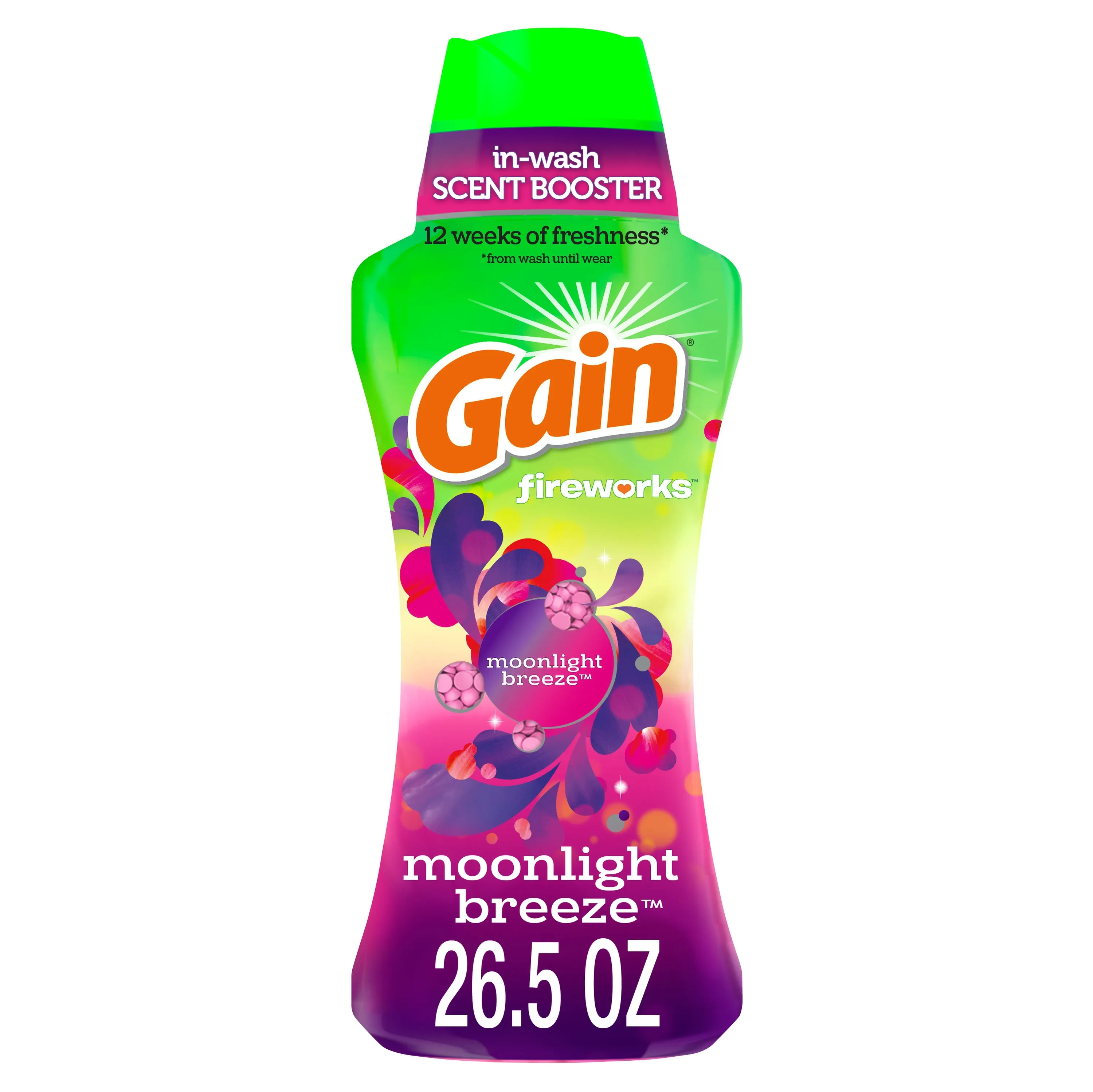 Gain Fireworks Scent Booster, In-Wash, Moonlight Breeze - 752 g