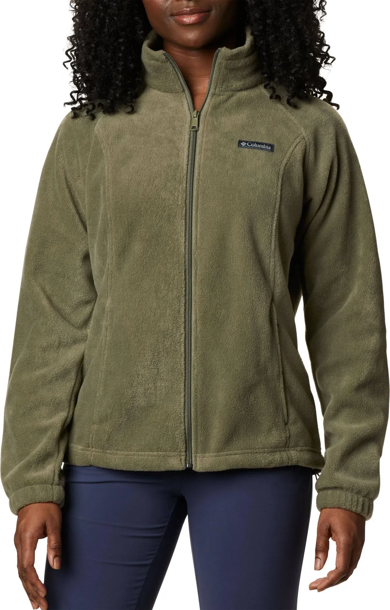 Columbia Women's Benton Springs Full Zip Fleece Jacket - Xs - Green