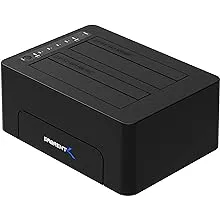 SABRENT USB 3.1 to SATA Dual Bay Hard Drive Docking Station for 2.5 or 3.5 inches HDD, SSD