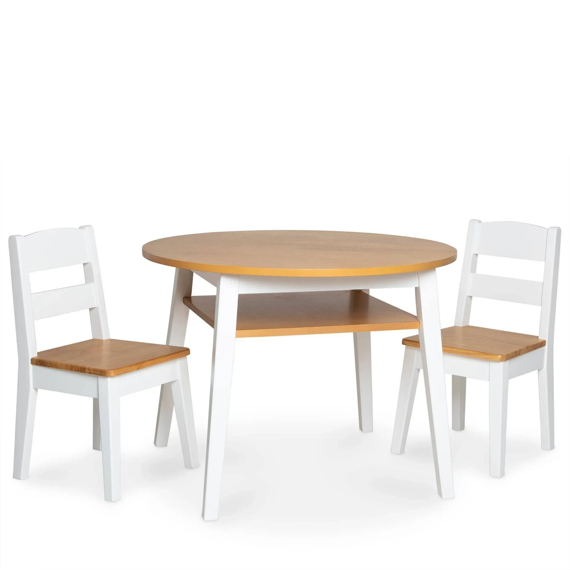 Melissa & Doug - Wooden Round Table & Chairs Set